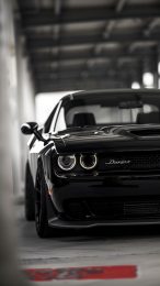 Dodge Challenger Black Edition Android Lock Screen