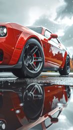 Dodge Challenger Hellcat Muscle Car Wallpaper