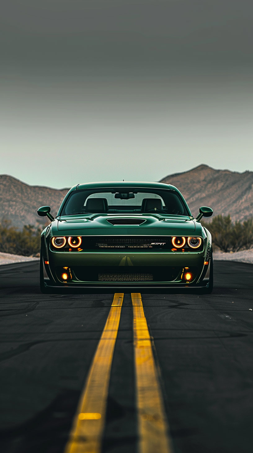 Dodge Challenger Hellcat Supercharged Wallpaper