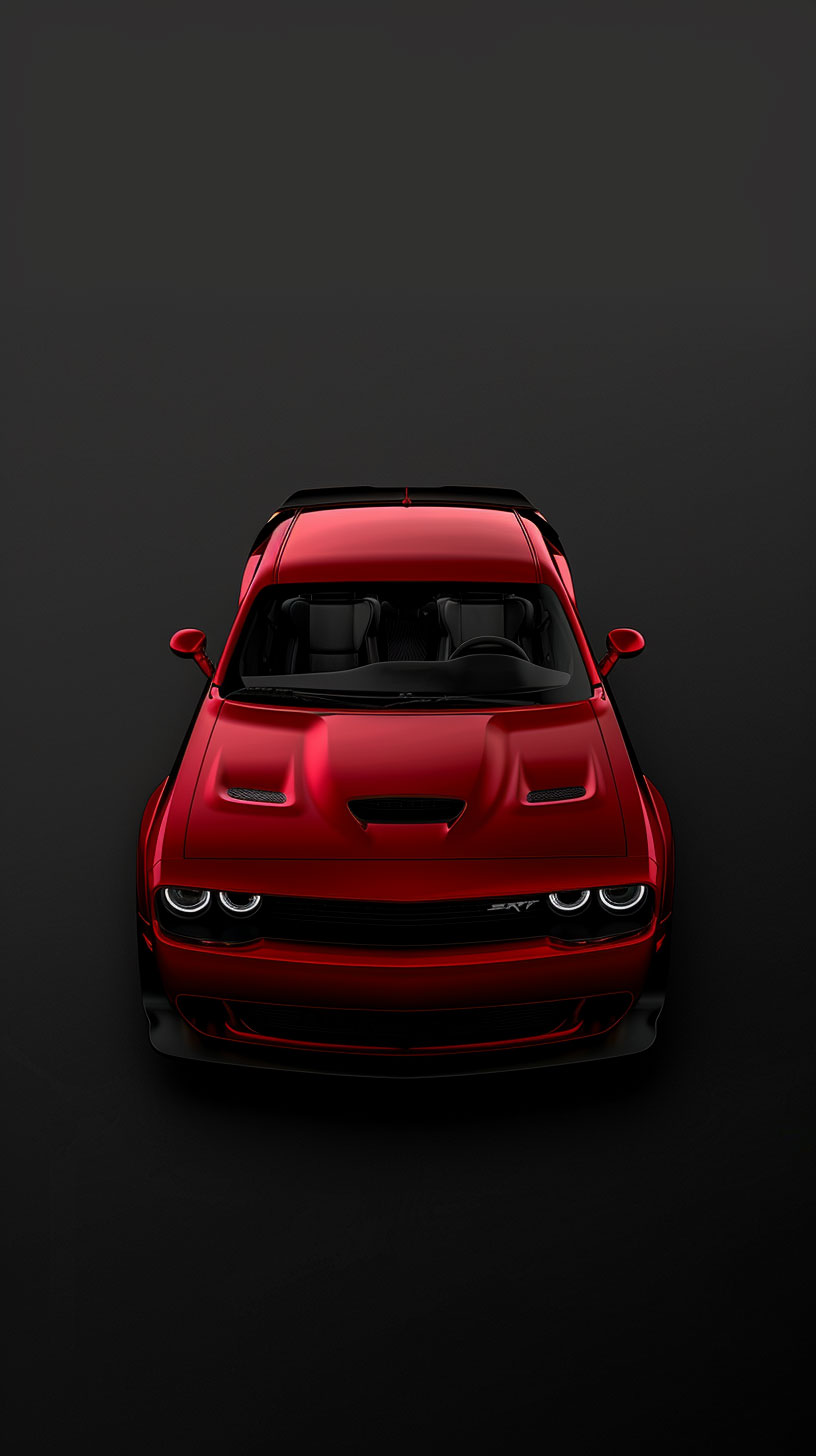 Dodge Challenger Hellcat Dynamic Lock Screen