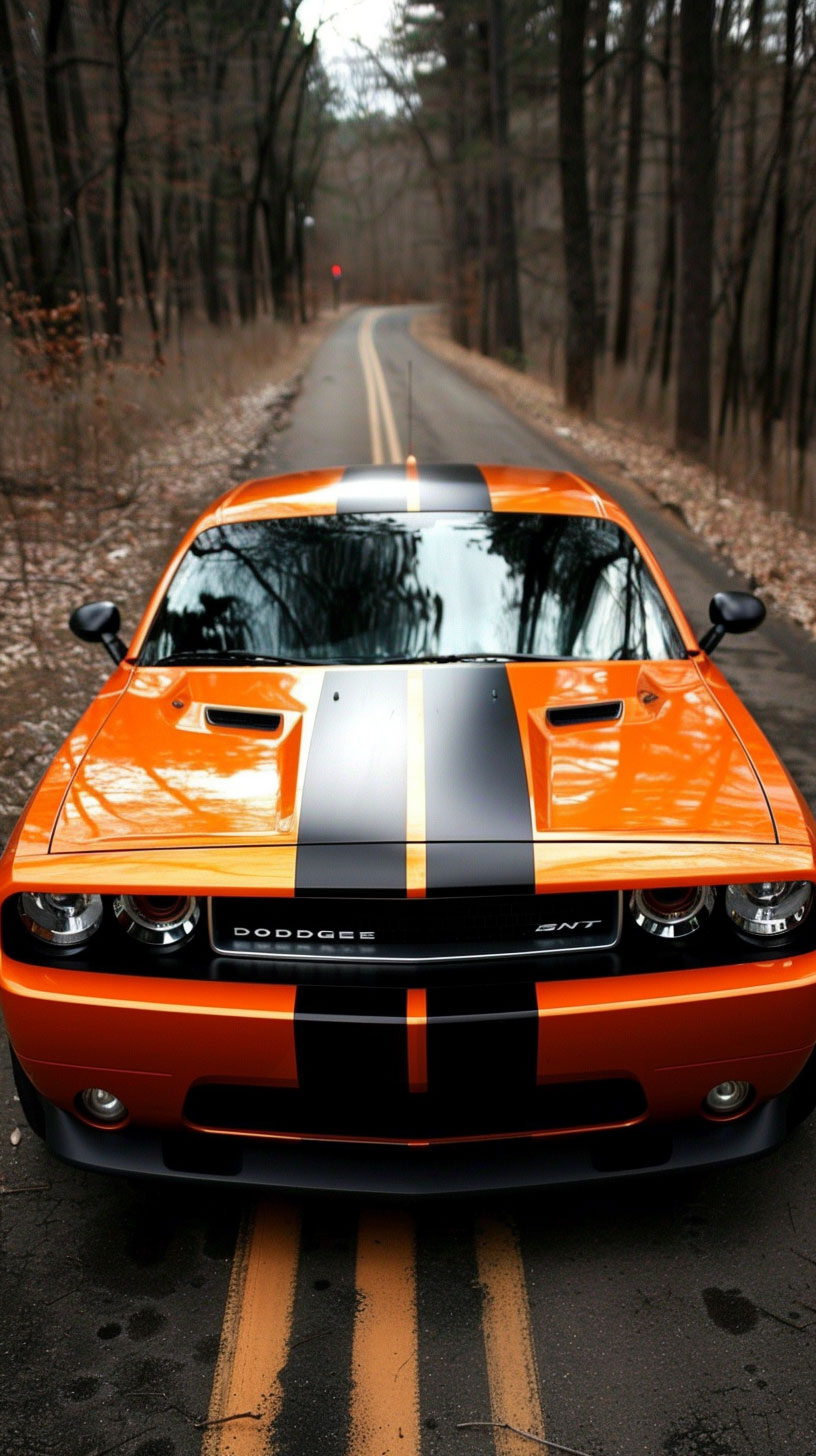 Dodge Challenger SRT iPhone Lock Screen