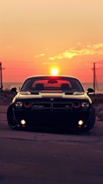 Dodge Challenger Redesign iPhone Wallpaper