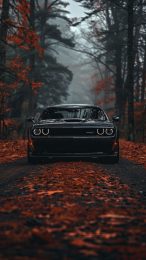 Dodge Challenger Hellcat Lock Screen Background