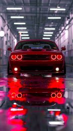 Custom Dodge Challenger iPhone Lock Screen