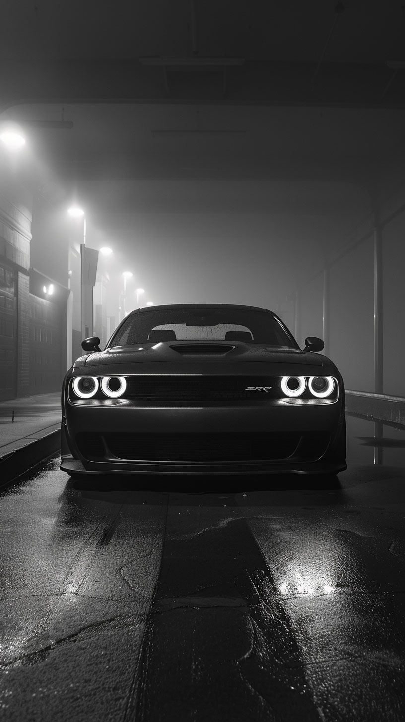 Vintage Dodge Challenger Android Wallpaper