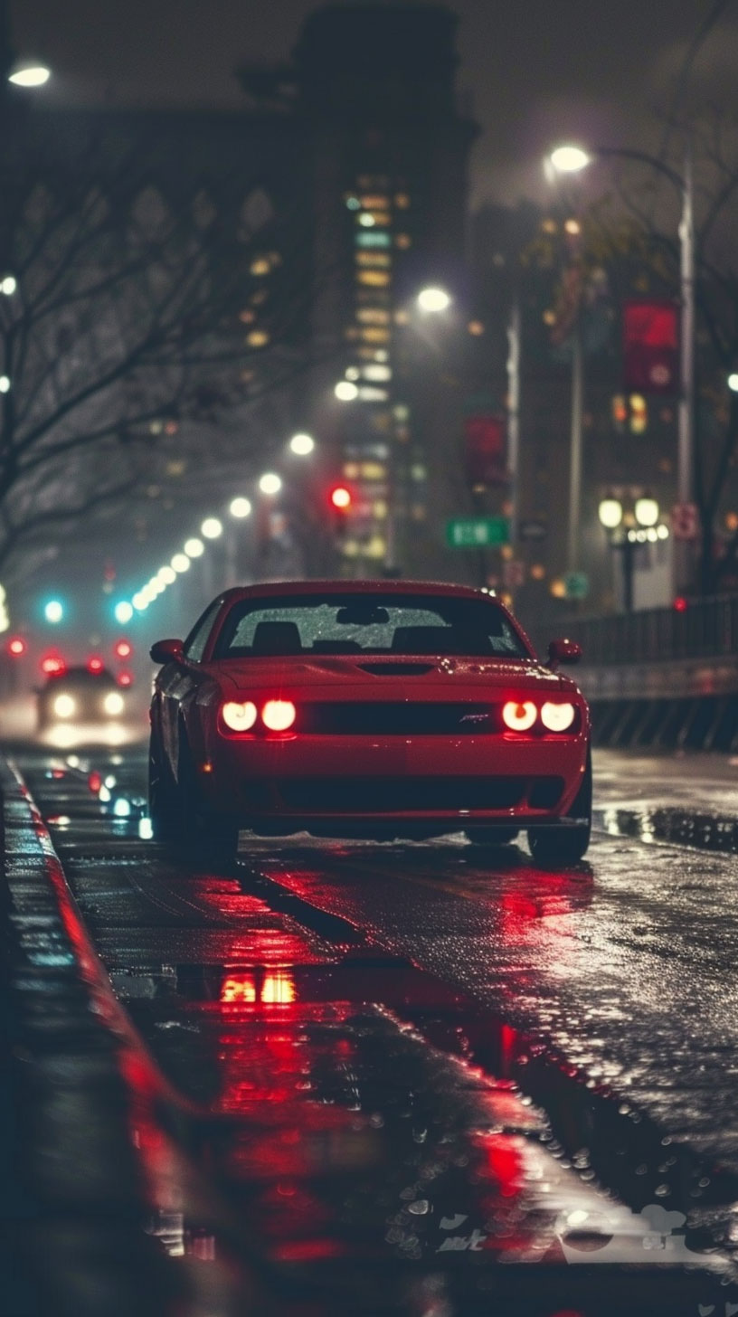 Dodge Challenger Muscle Car Lock Screen Wallpaper