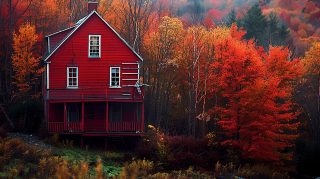 Stunning Fall Colors of New England 4K Wallpaper