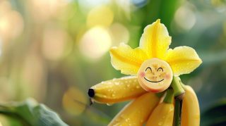 Free cute banana desktop wallpaper in HD