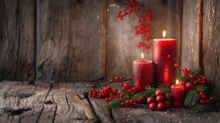 Free Rustic Old Fashioned Christmas Wallpaper