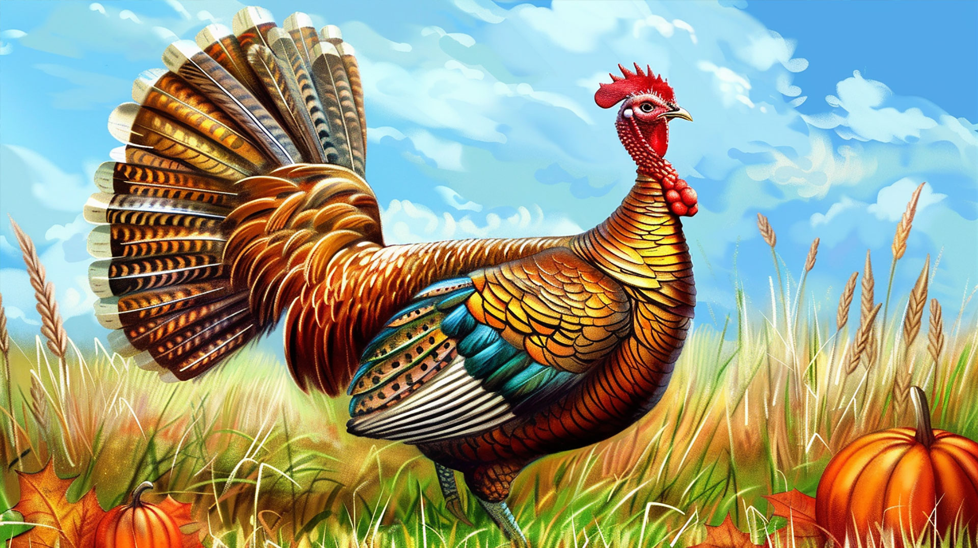 Free Thanksgiving Wallpaper AI-Generated HD