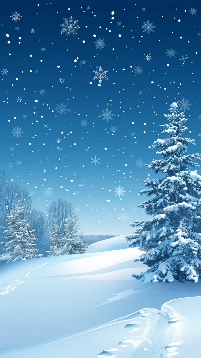 Free Winter Holiday iPhone Wallpaper Collection