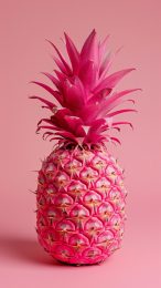 Download Free HD Digital Background of Pink Pineapples