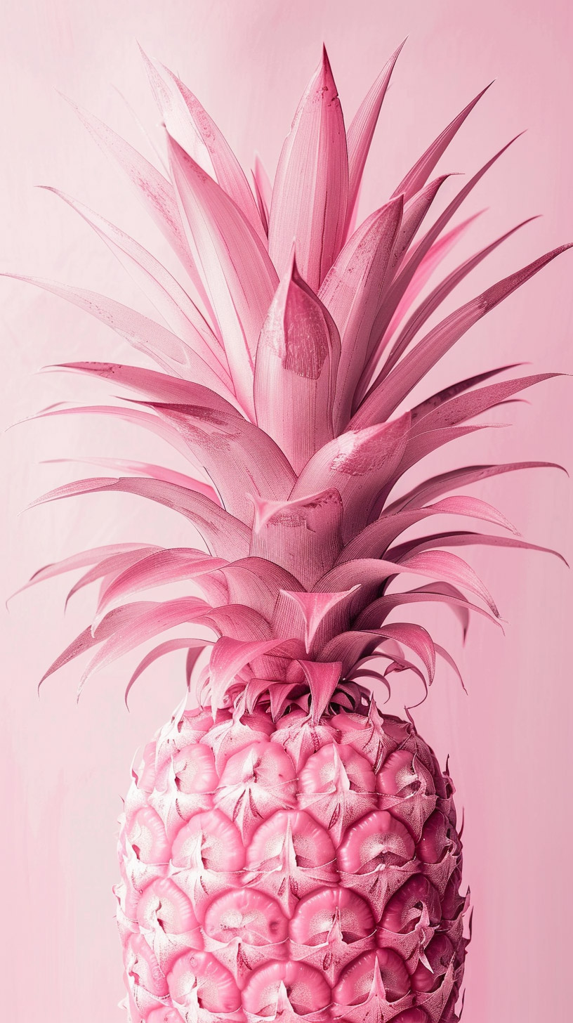 Create Unique Mobile Images with Pink Pineapples