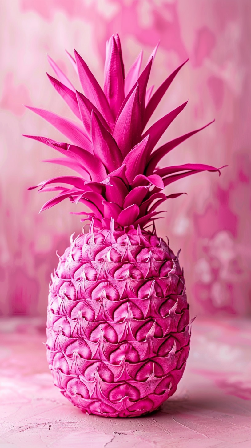 Colorful Pineapple Pictures: Ideal for Mobile Backgrounds