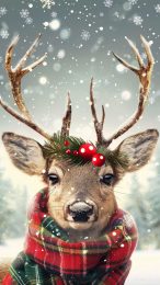 Hilarious Holiday Cheer: iPhone Lock Screen Wallpaper