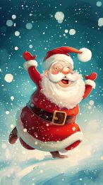 Cheerful Holiday Laughs: Funny Christmas iPhone Wallpapers