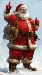 Download Funny Santa Claus Mobile Wallpapers