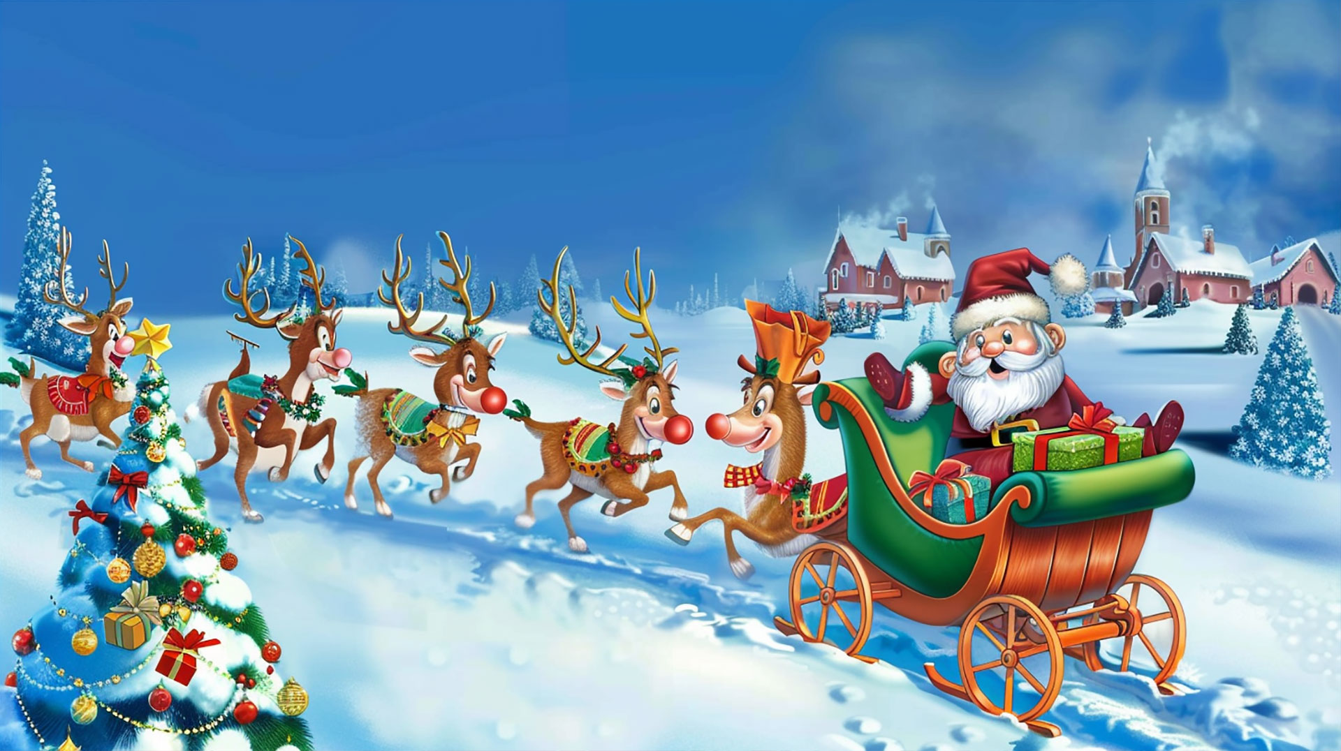 Funny Christmas Wallpapers in 1920x1080 HD