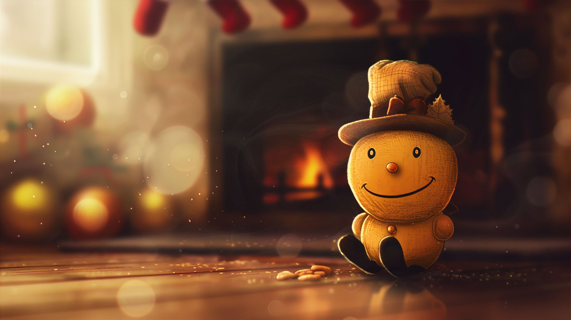 AI-Created Funny Christmas Desktop Backgrounds