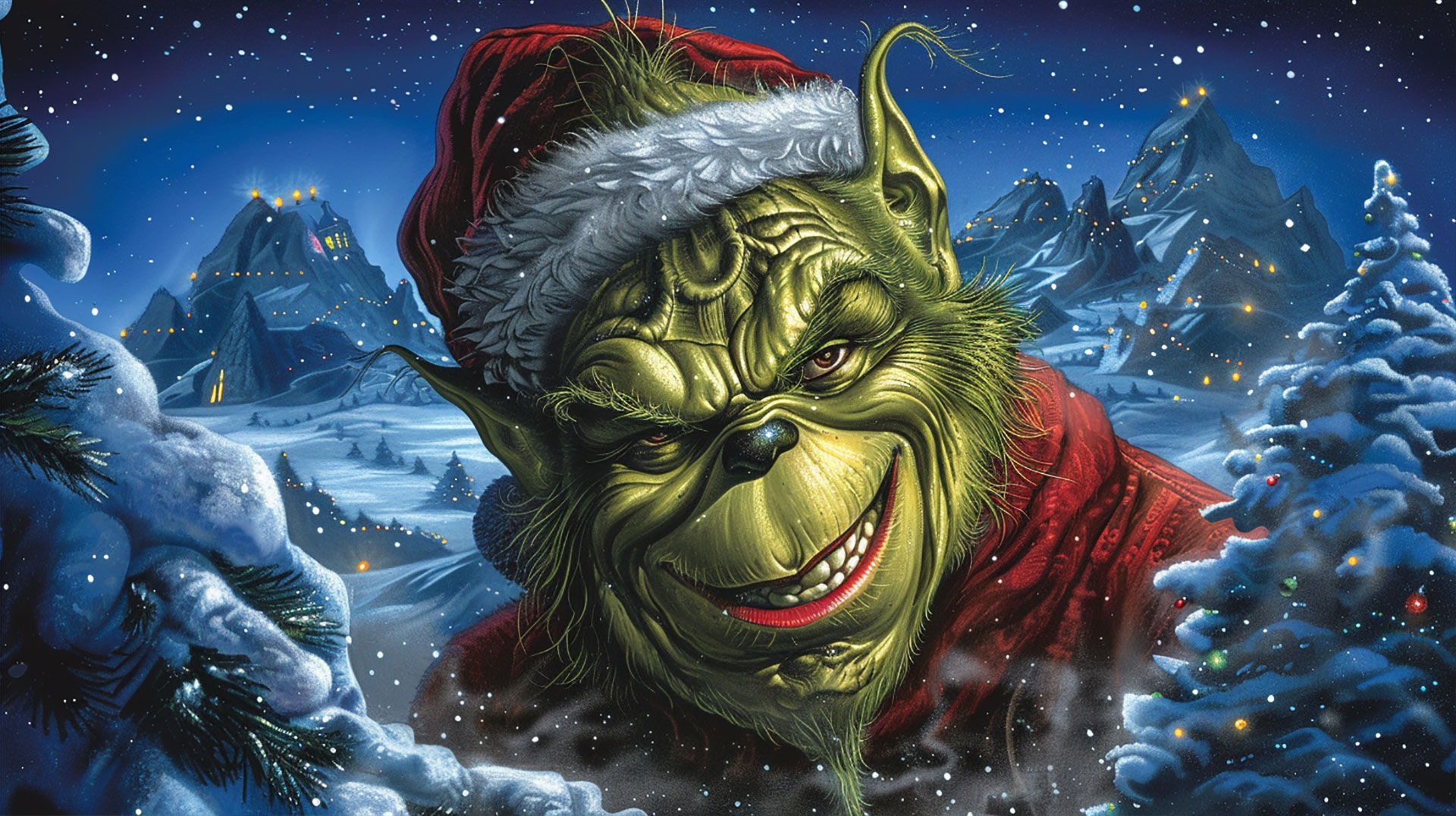 Ultra HD Funny Grinch Christmas Desktop Wallpapers