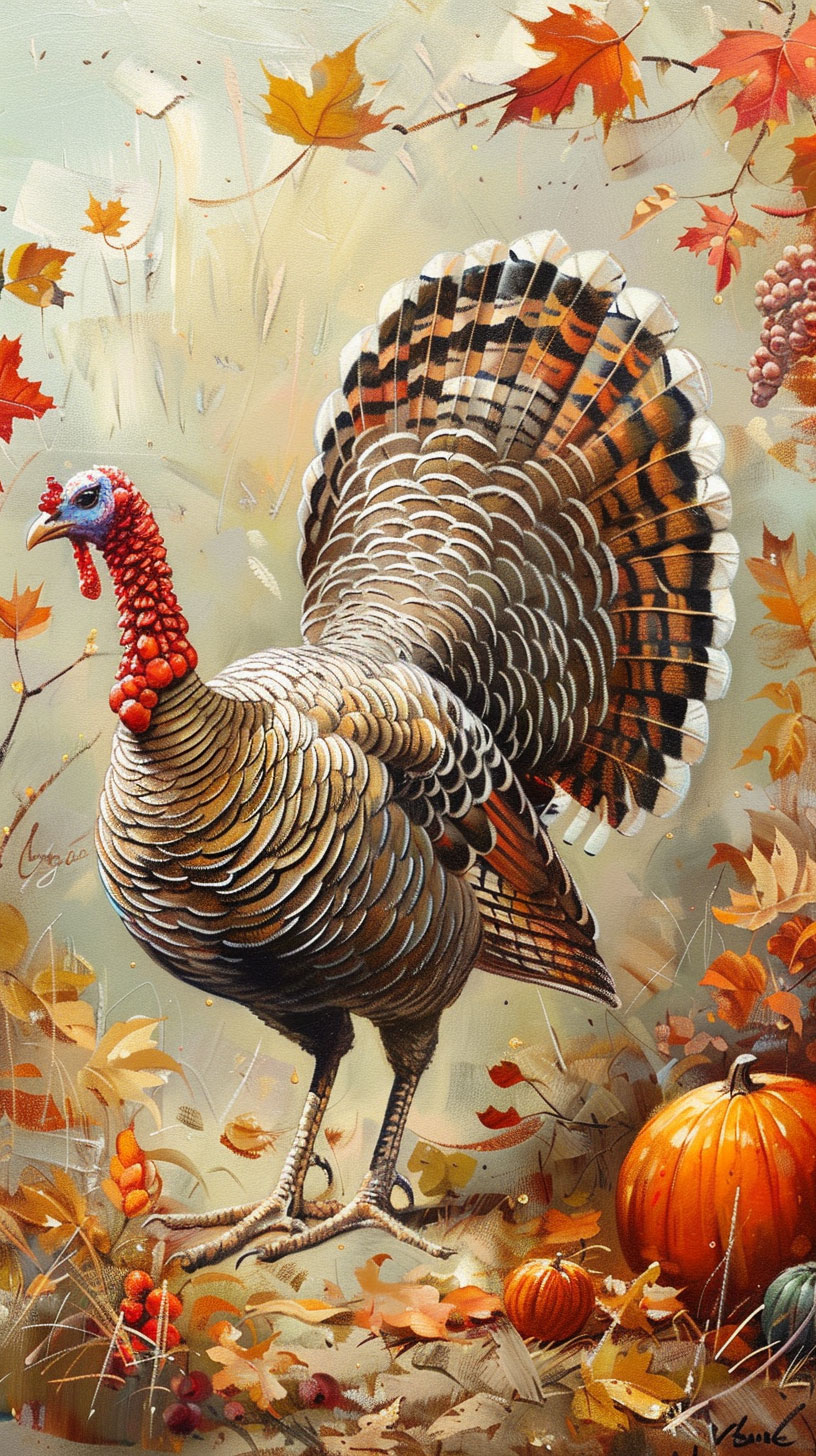 Turkey Fiasco: Funny Thanksgiving Wallpaper