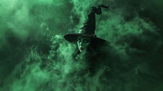 Mystical Green Witchy 4K Desktop Background