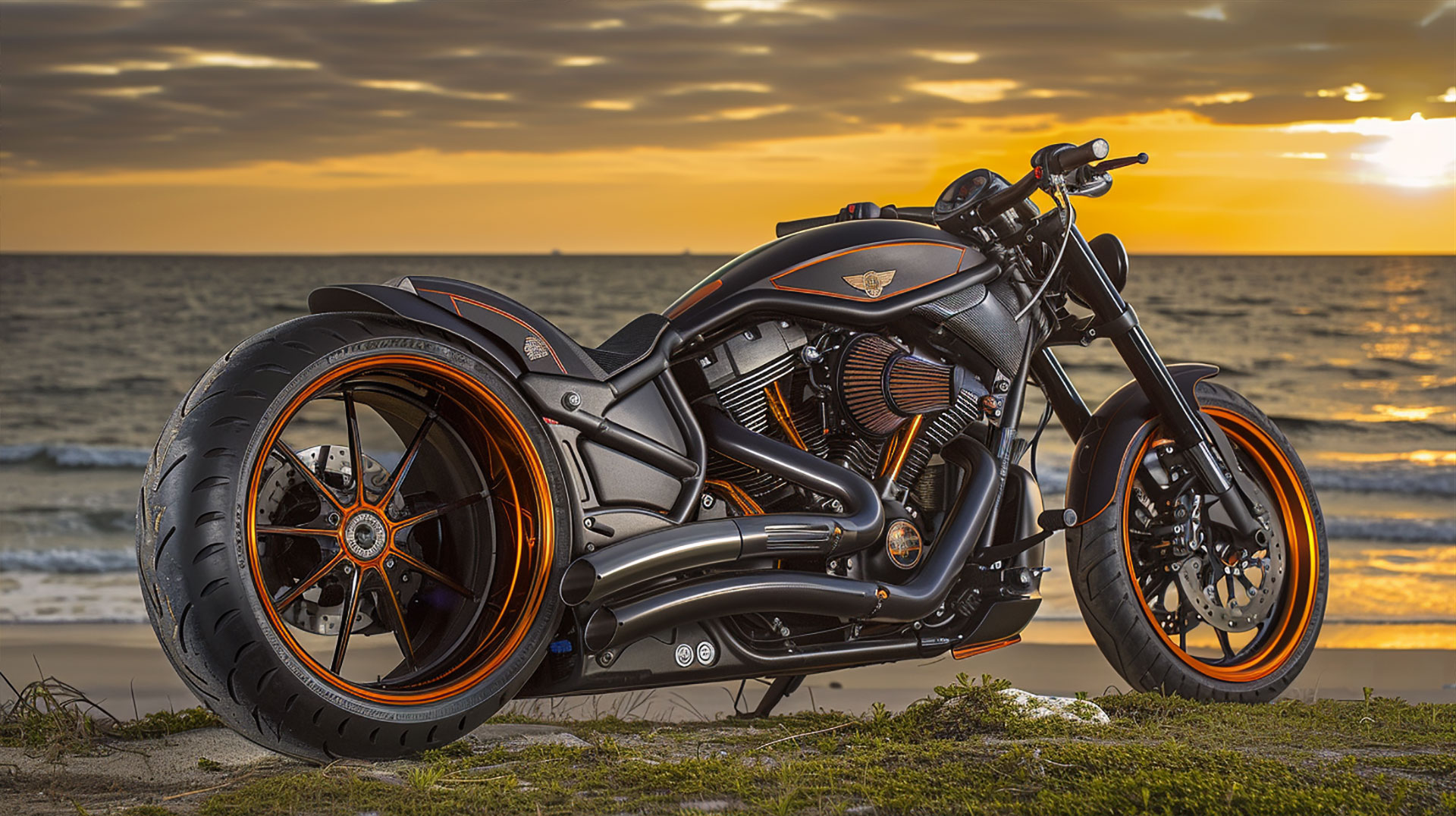 Dynamic Harley Davidson Motorcycle Wallpapers