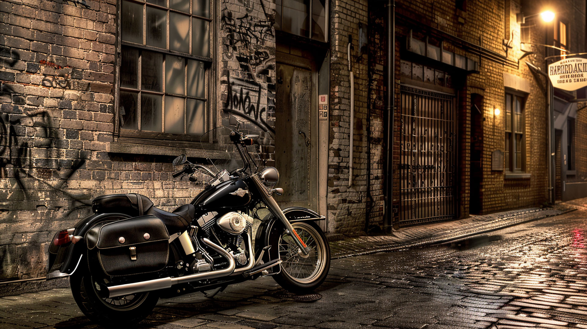 High-Resolution Harley Davidson Motorcycle Desktop Images