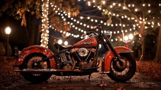 1920x1080 Harley Davidson Motorcycle AI Image Wallpaper For PC