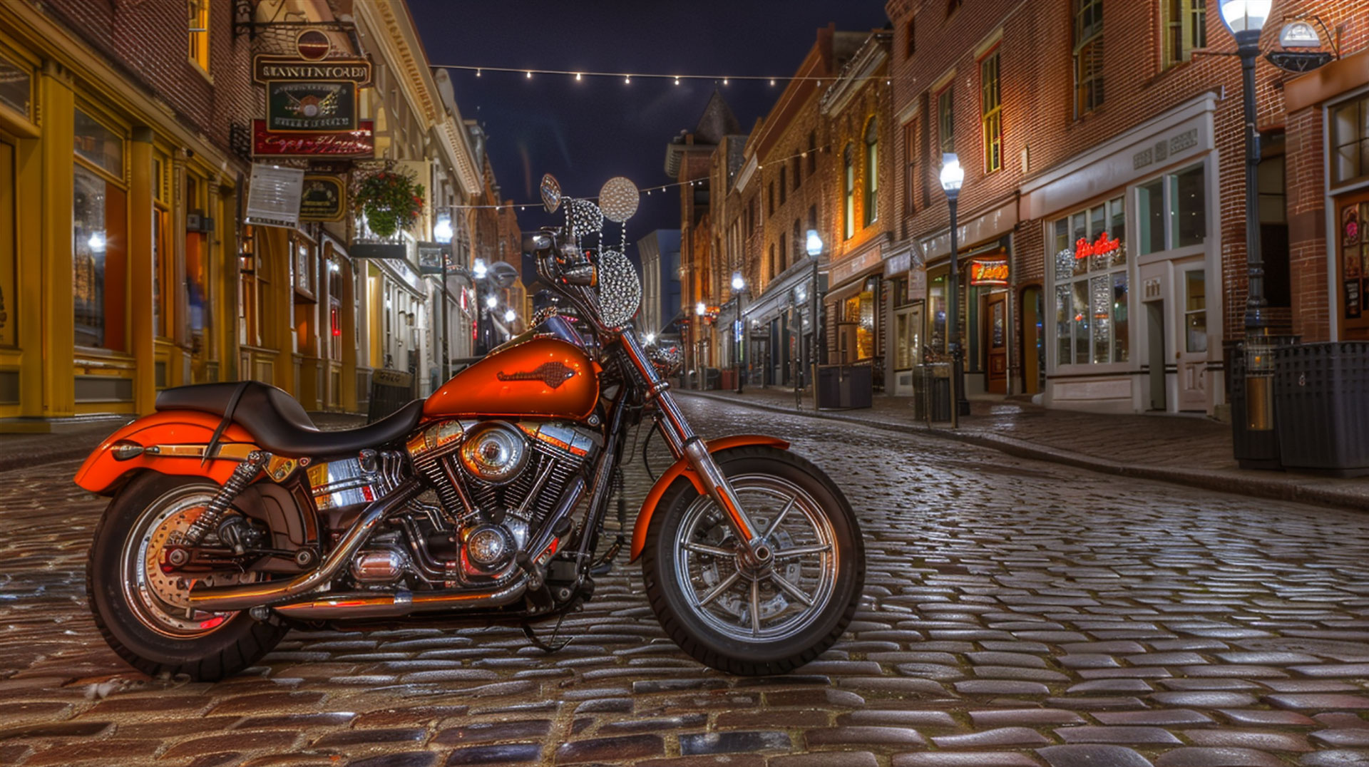 8K Harley Davidson Motorcycle Desktop Wallpaper HD Pics