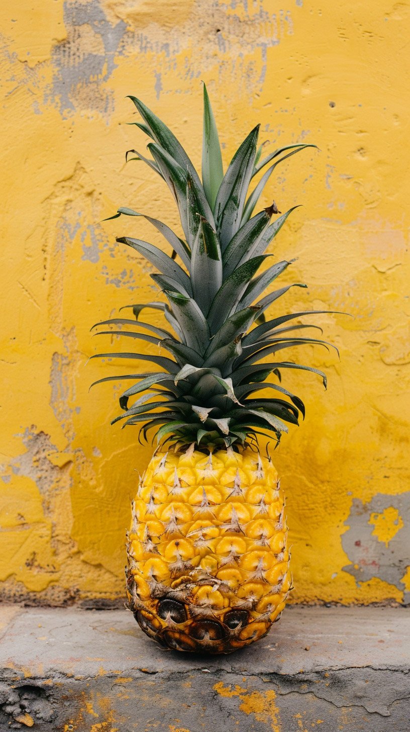 Free Digital Backgrounds: Pineapple Theme for Mobile