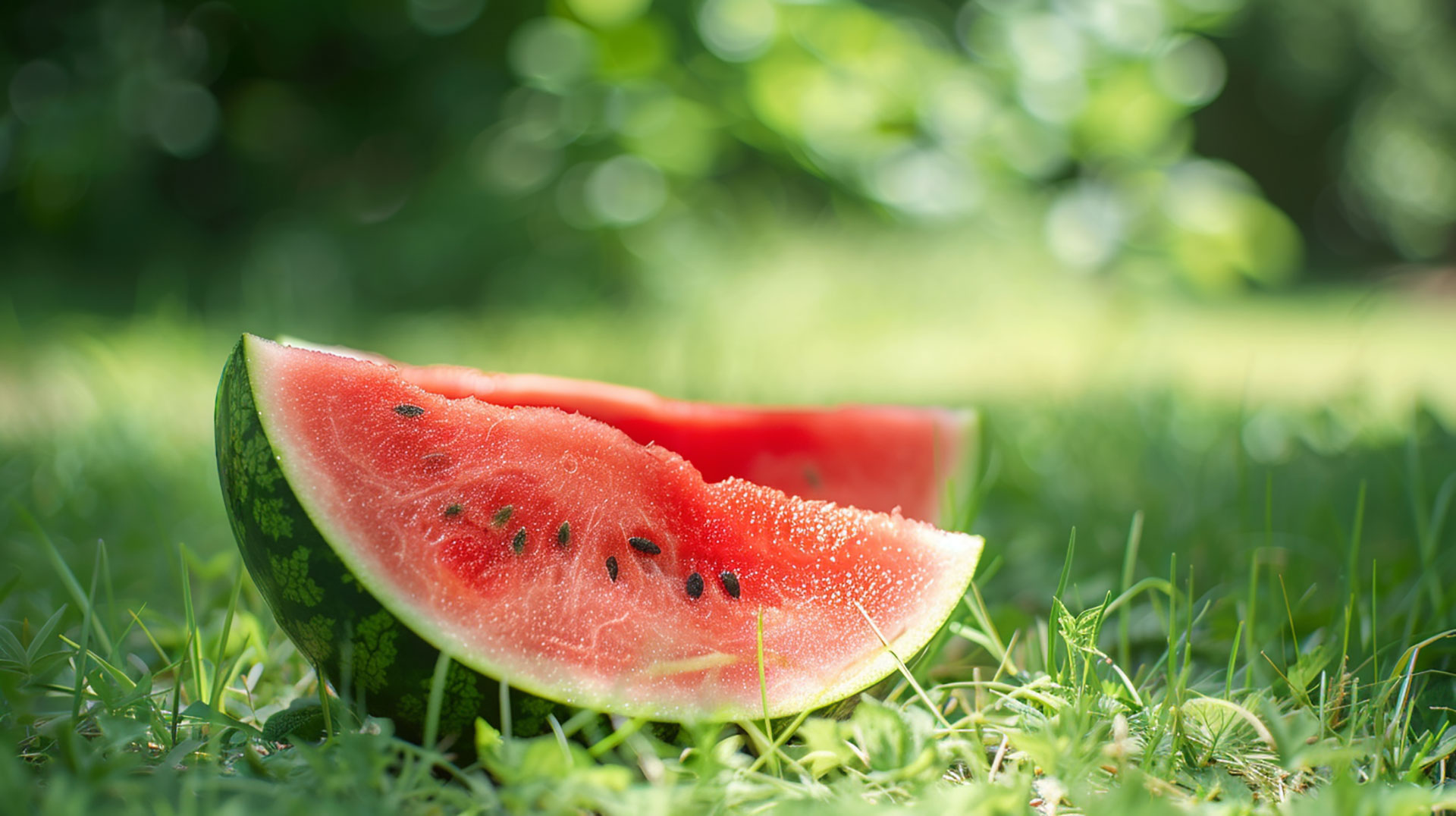 Tropical Delight: HD Watermelon Desktop Background