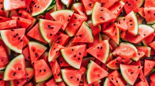 Abstract Watermelon Pattern: HD Desktop Wallpaper