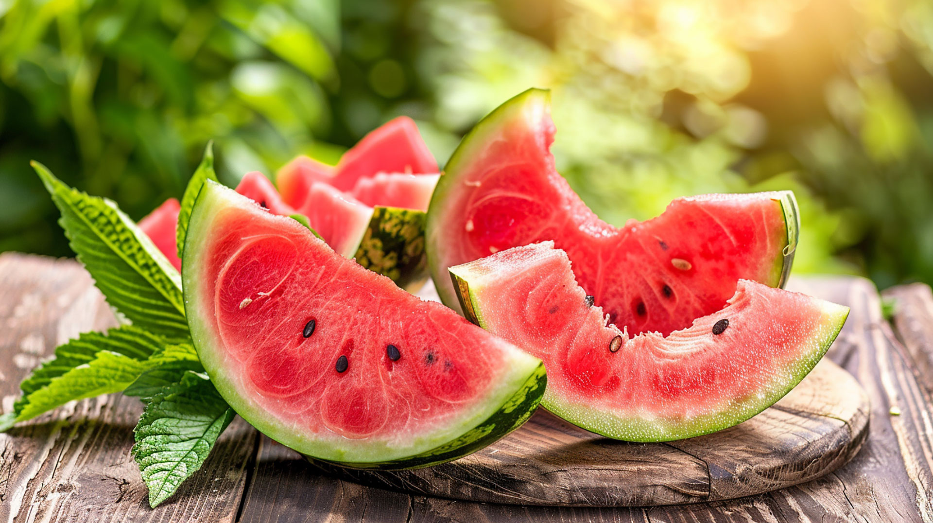 Sliced Watermelon Art: HD Desktop Background