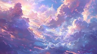 Ethereal Bliss: Heaven Aesthetic Background