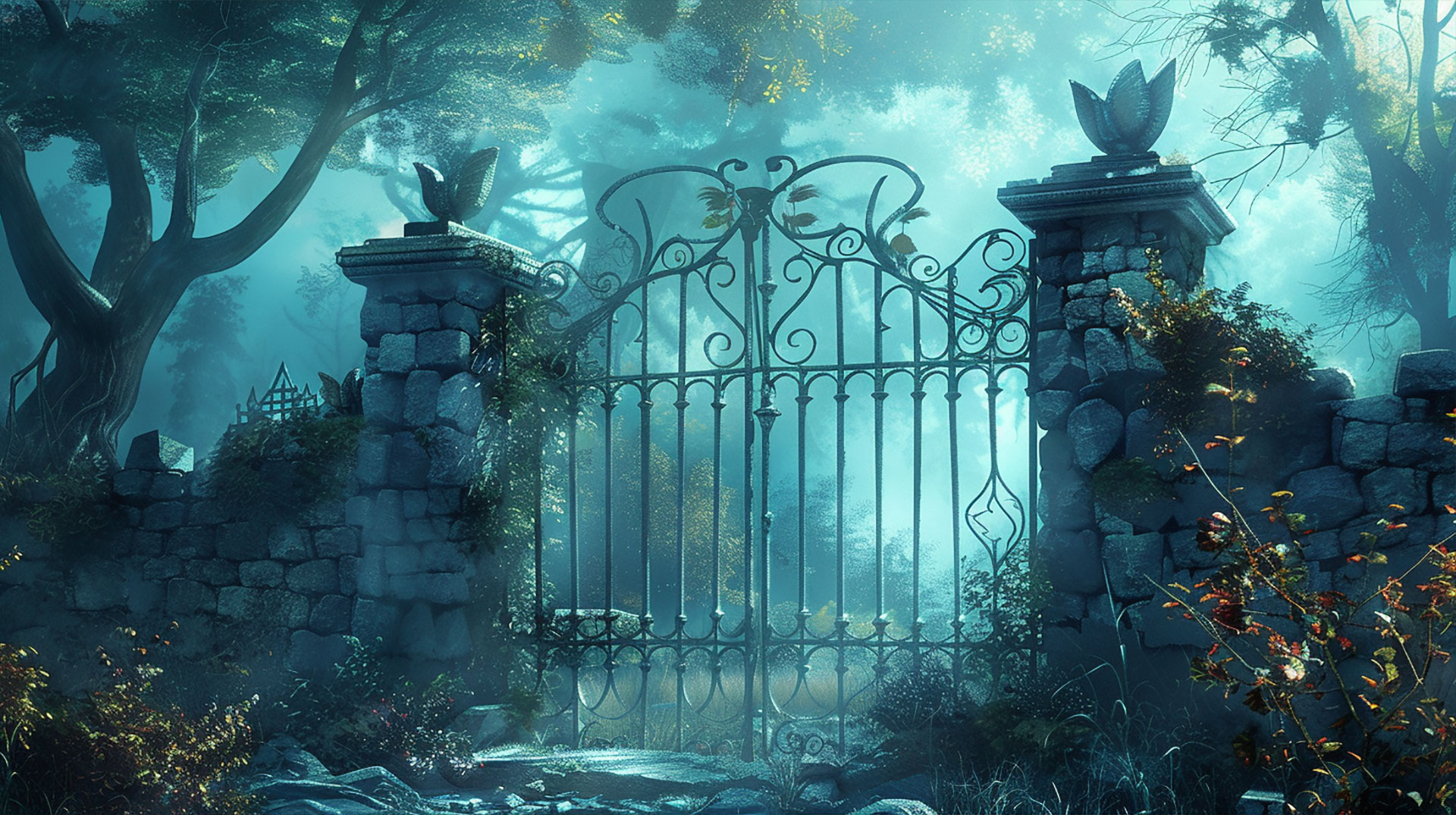 Heaven's Portal: Gates Desktop Wallpaper