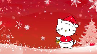 Hello Kitty Christmas AI Wallpapers in Full HD