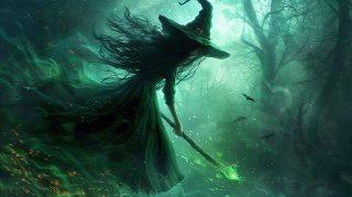 Witchy HD Background Wallpaper for Desktop Use