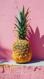 Colorful Pineapple HD Wallpaper for Your Lock Screen