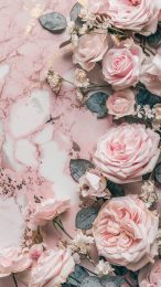 Free Rose Gold Lock Screen Wallpapers for Girly iPhones