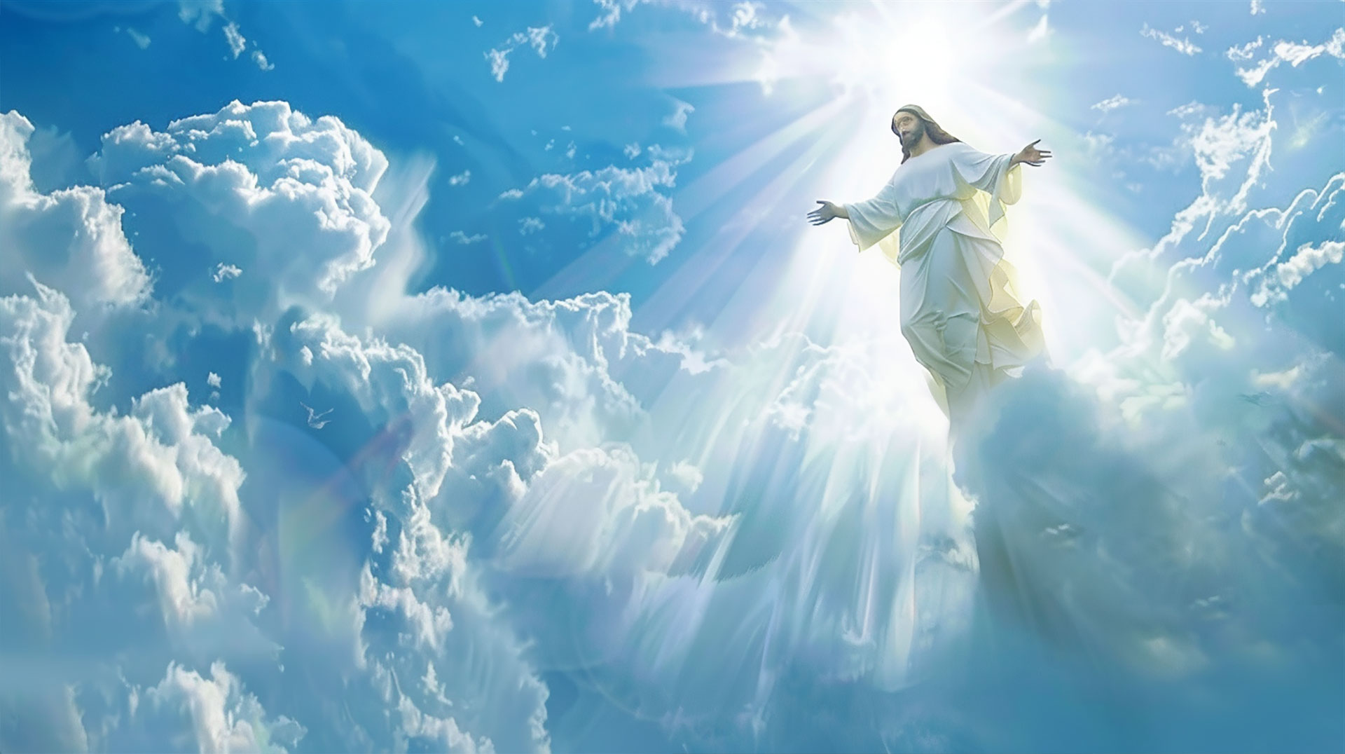 Divine Presence: Jesus in Heavenly Light