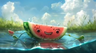 Kawaii Watermelon Dreams