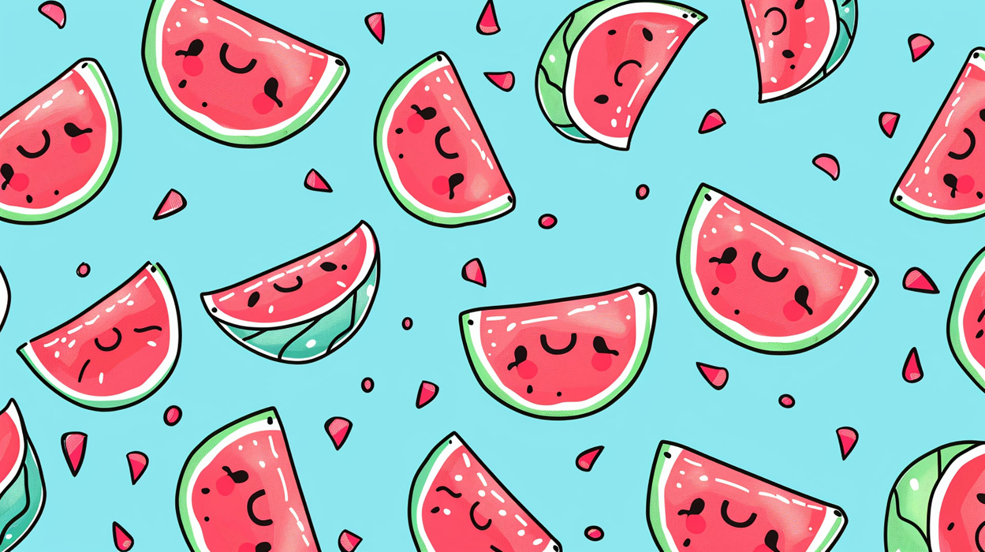 Cute Watermelon Love