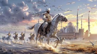 Gallant Muslim Warrior: Ultra HD Desktop Wallpaper