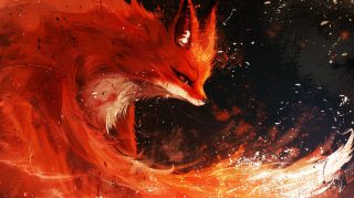 Stunning Digital Background of Kurama in Ultra HD