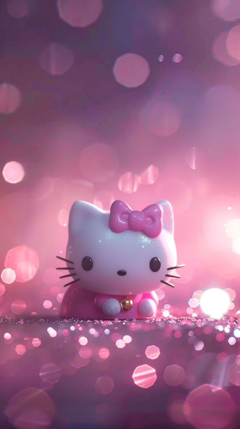 Hello Kitty Lock Screen Wallpapers for iPhone and Android