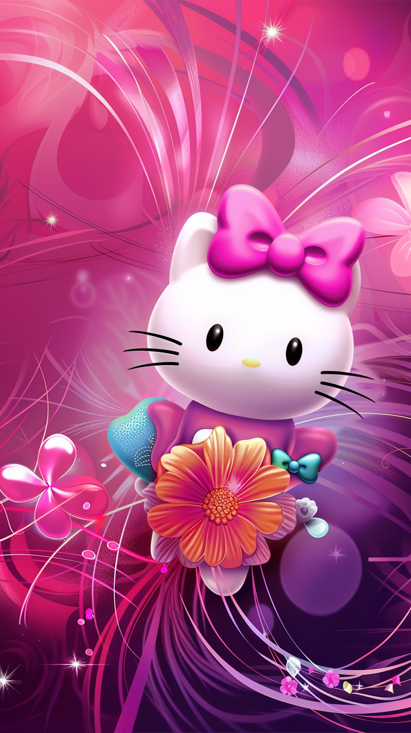 Free 4K Hello Kitty Lock Screen Wallpaper Download