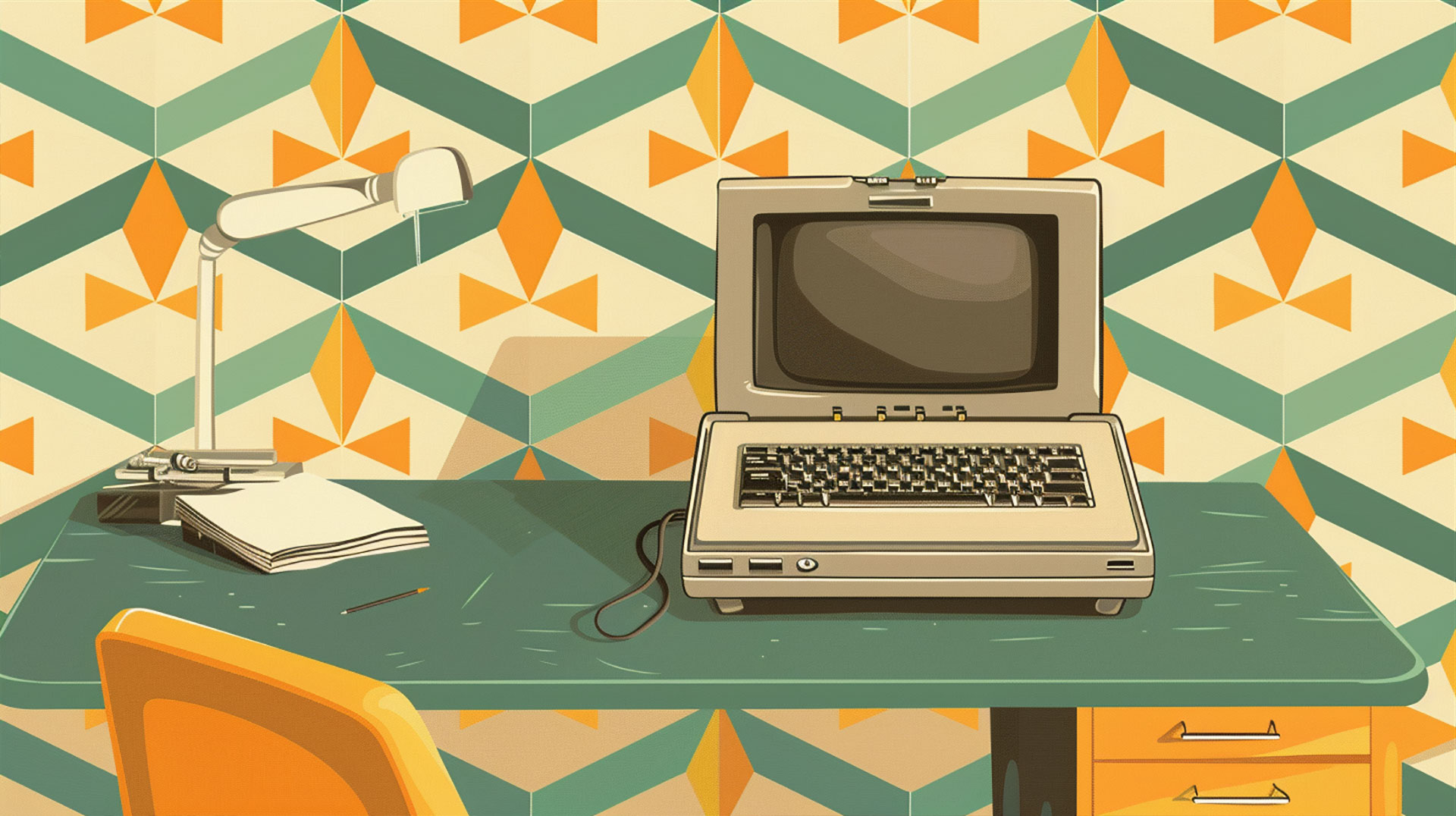 Mid Century Modern Laptop Wallpaper in HD Resolution