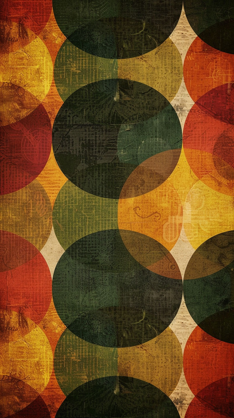 Vintage Atomic Mid Century Modern Wallpaper for iPhone