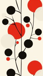 Classic Atomic Mid Century Modern iPhone Wallpaper